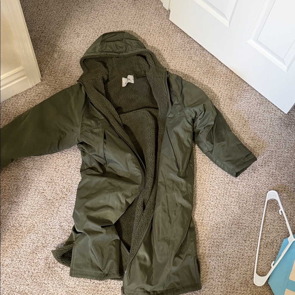 Urban outfitters Olive Green Hooded Jacket